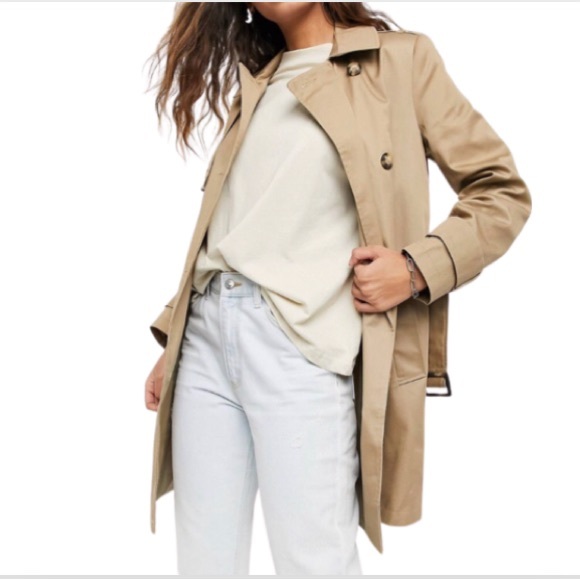 ASOS The Classic Trench Coat Size 8 - Picture 2 of 15